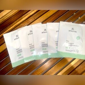 Arbonne Radiance Sheet Mask with Niacinamide - 5 pack